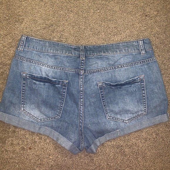 Denim button up shorts - Picture 2 of 2